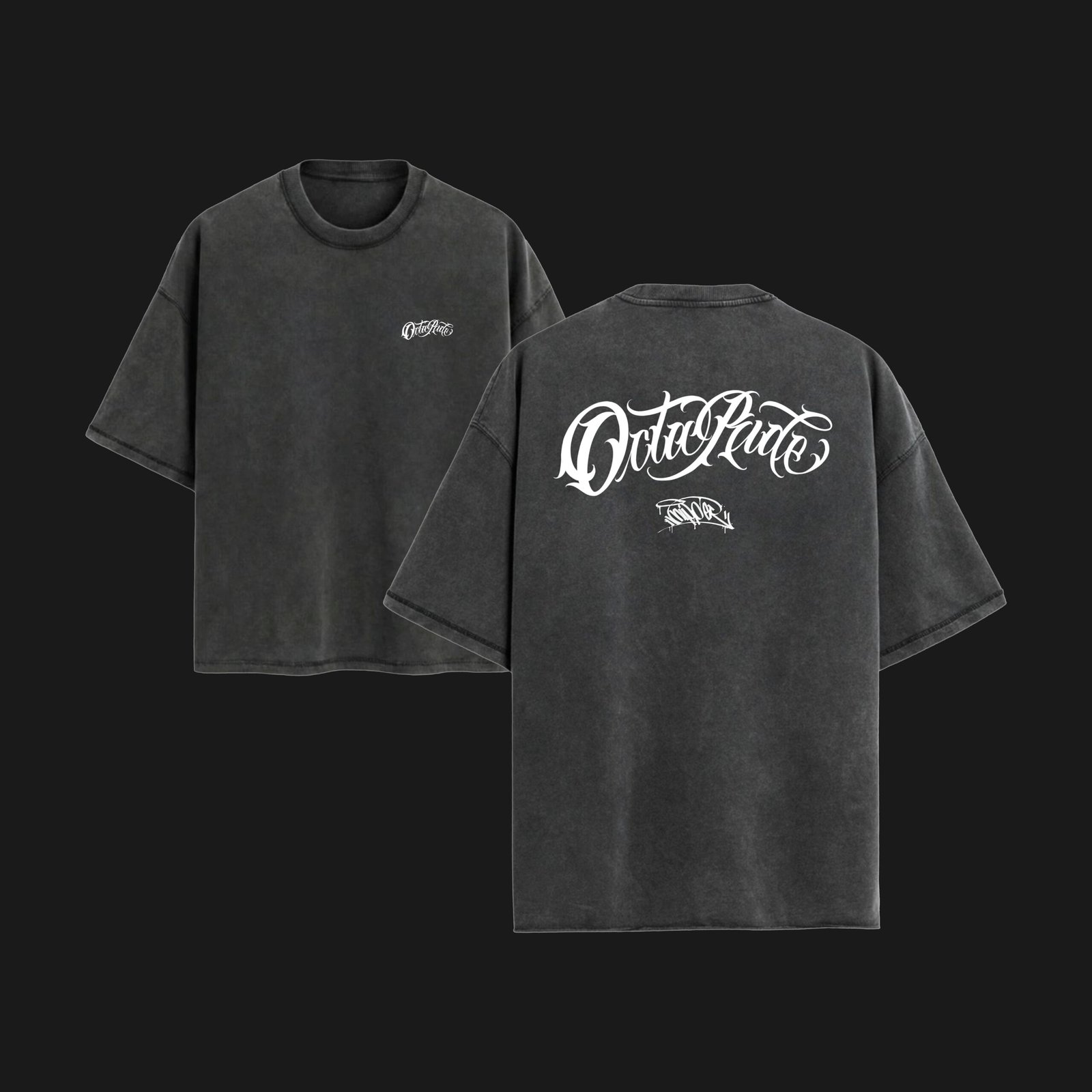 Octa Ride X Nipper Acid Wash Tee